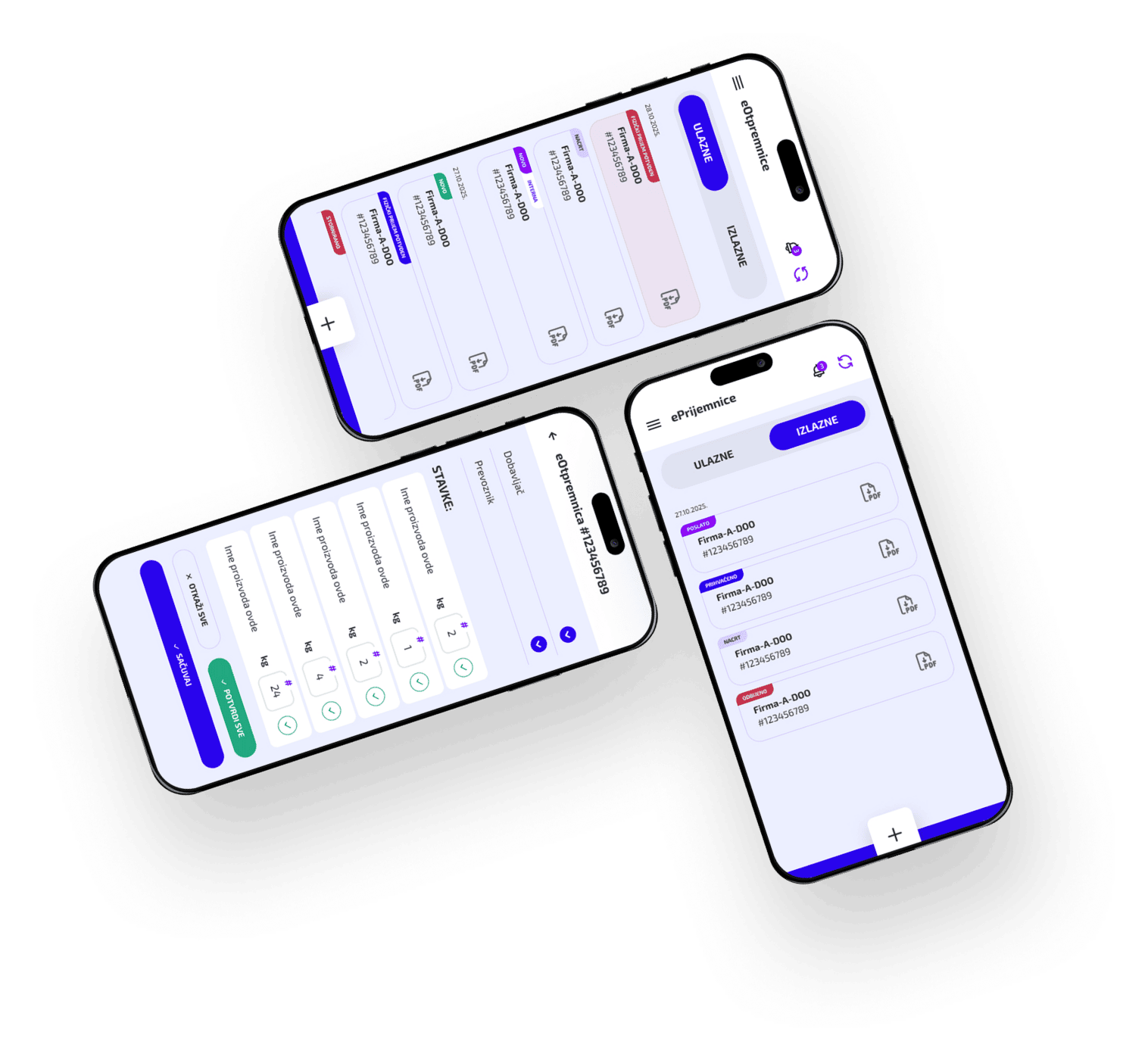eOtpremnice Mobilna Aplikacija SEF LINK